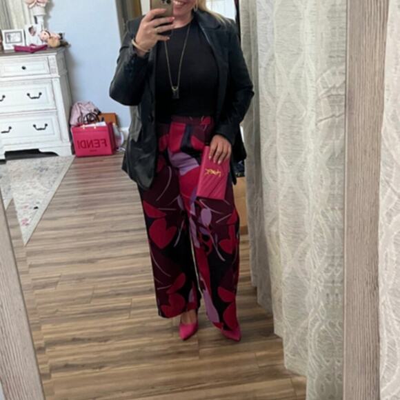 HUTCH Petite Printed Wide Leg Pant SP & MP - Picture 6 of 16